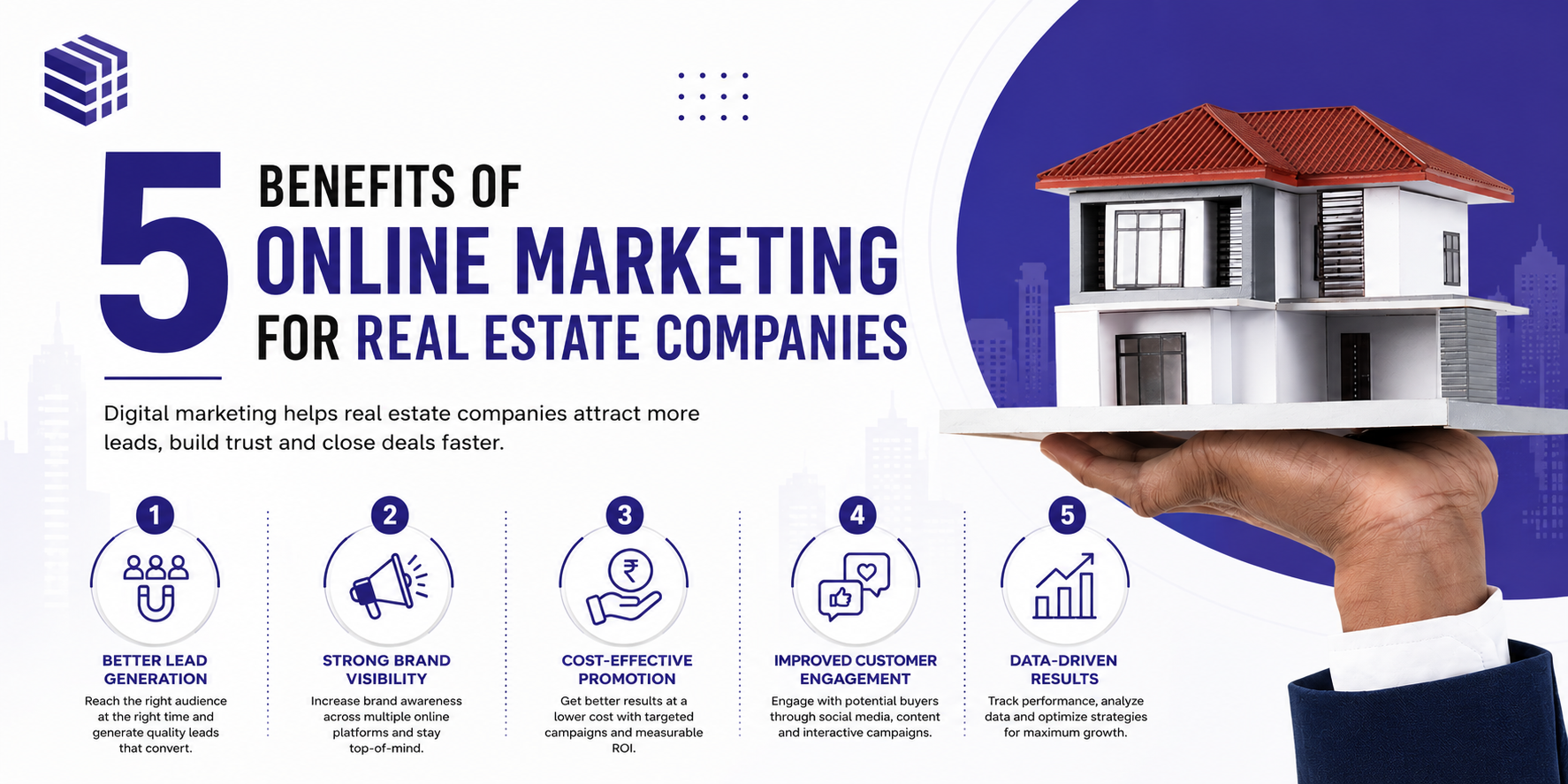 5 Benefits of Online Marketing for Real Estate Companies